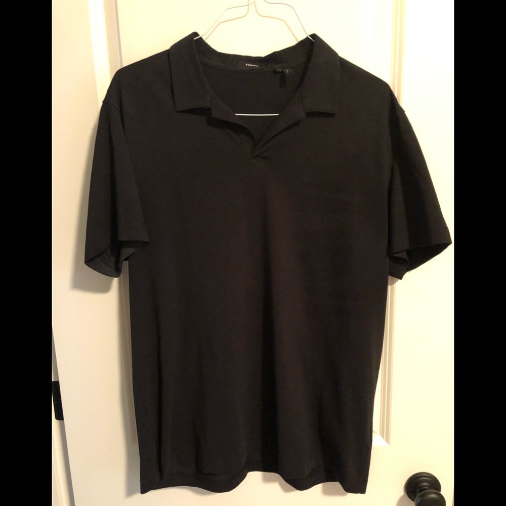 Theory black polo